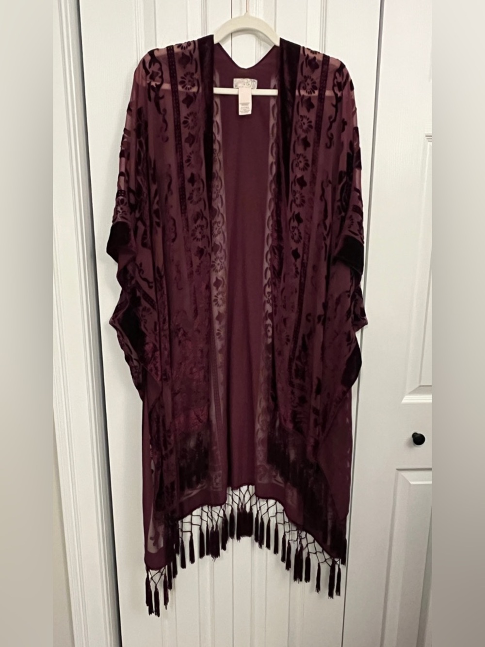Free People Velvet Kimono